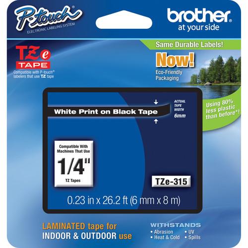 Brother TZe315 Laminated Tape for P-Touch Labelers