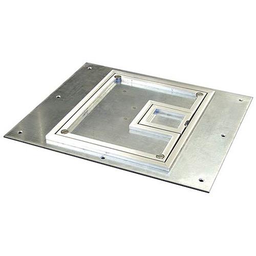 FSR FL-500P-SSQ-C Cover With Square ¼" Aluminum Carpet Flange