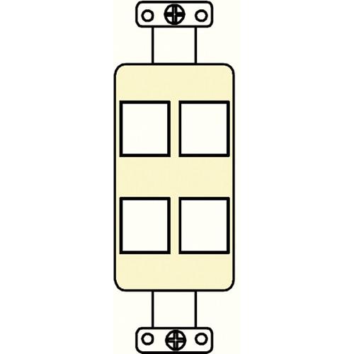 FSR SS-PORT4-IVO 4-Port Plate