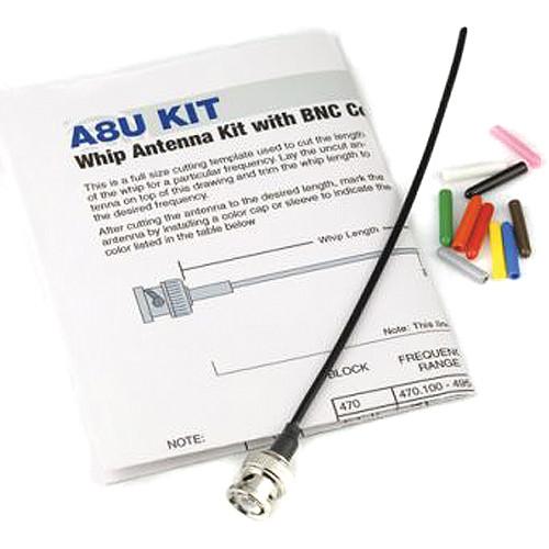 Lectrosonics A8U Kit Whip Antenna & Cutting Template Guide