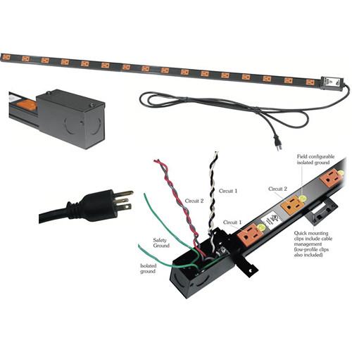 Middle Atlantic PDT-1620C-NS Thin Power Strip