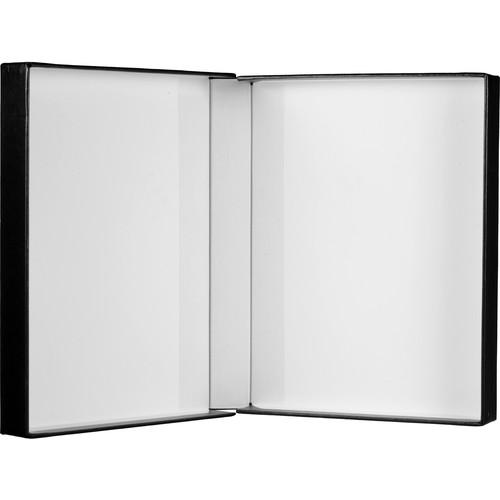 Print File Black Clamshell Archival Portfolio Box for Digital Print Sizes - 20.25 x 24.25 x 2"