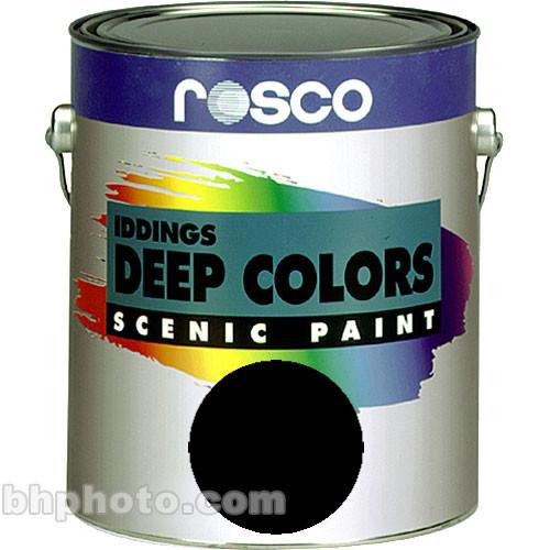 Rosco Iddings Deep Colors Paint - Black - 1 Gal.