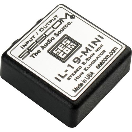 Sescom IL-19-MINI 3.5mm Stereo Mini I O Hum Eliminator