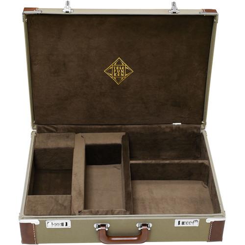 Telefunken Leather Bound Cordora Combination Locking Flight Case