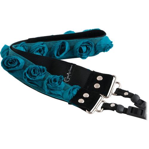 Capturing Couture Organza Collection" Turquoise 1.5" SLR DSLR Couture Camera Strap