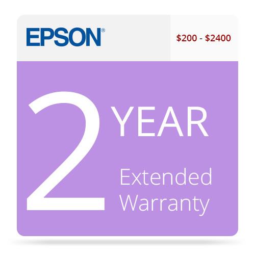 Epson 2-Year U.S. Extended Warranty for Inkjet Printers $200-$400