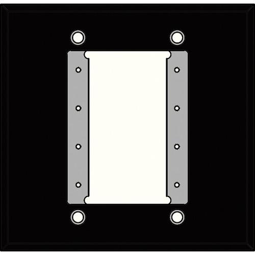FSR IPS-WP1D-BLK 2 Gang Wall Plate