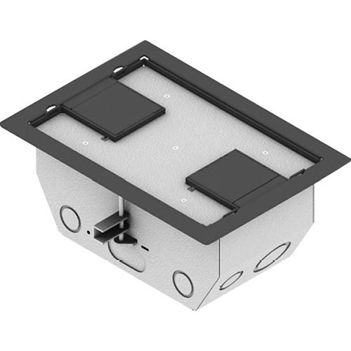 FSR RFL4.5-D2G-GRYDD Carpet Trim Cover- Dual Door- 4.69" Deep Floor Box