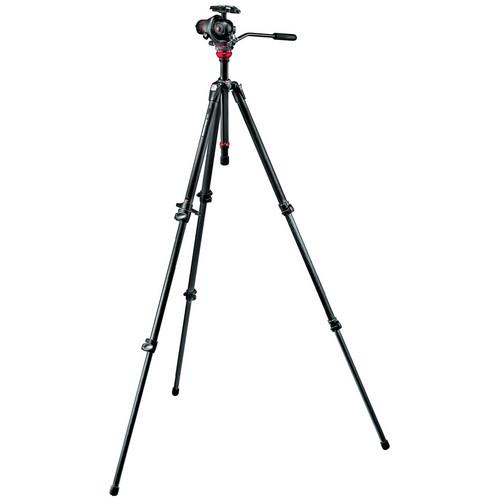 Manfrotto 755CX3 MagFiber Tripod & MH055M8-Q5 Photo-Movie Head with Q5 Quick Release