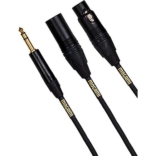 Mogami 1 4" TRS to Male Female XLR Gold Send Return Cable