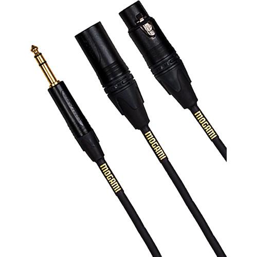 Mogami 1 4" TRS to Male Female XLR Gold Send Return Cable