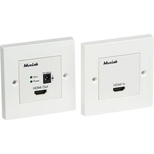MuxLab 500401-WP-UK HDMI Econo Plus Wall Plate Extender Kit