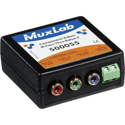 MuxLab Component Video IR Pass-Thru Balun