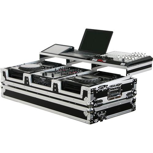 Odyssey Innovative Designs FZGSP10CDJW Black Label Remixer Glide Style Series: CD Digital Media Coffin