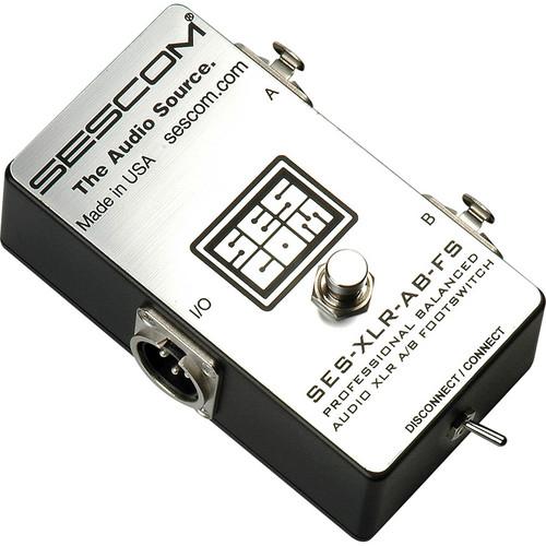Sescom Balanced XLR A B Passive Foot Switch