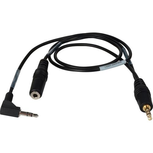 Sescom LN2MIC-ZMH4-MON Line Out to Camera Mic In Headphone Tap Cable