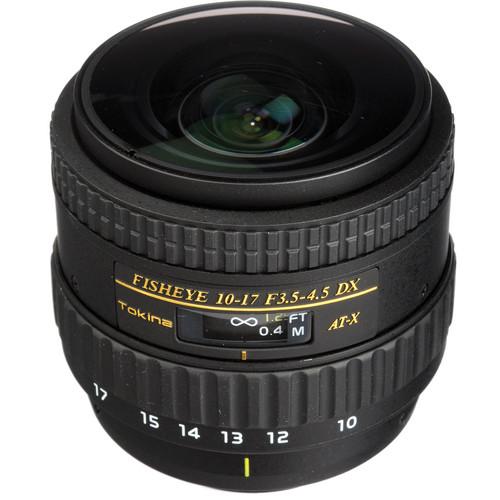 Tokina AT-X 107 AF DX NH Fisheye 10-17mm f 3.5-4.5 Lens for Nikon
