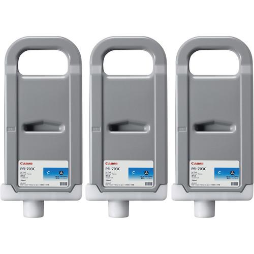 Canon PFI-703 700 ml Cyan Ink Tank