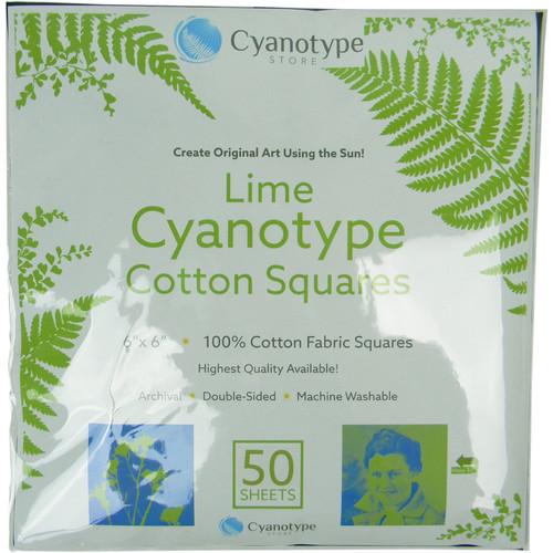 Cyanotype Store Cyanotype Cotton Squares - 6 x 6"