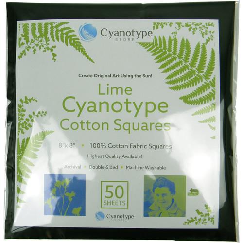Cyanotype Store Cyanotype Cotton Squares - 8 x 8"