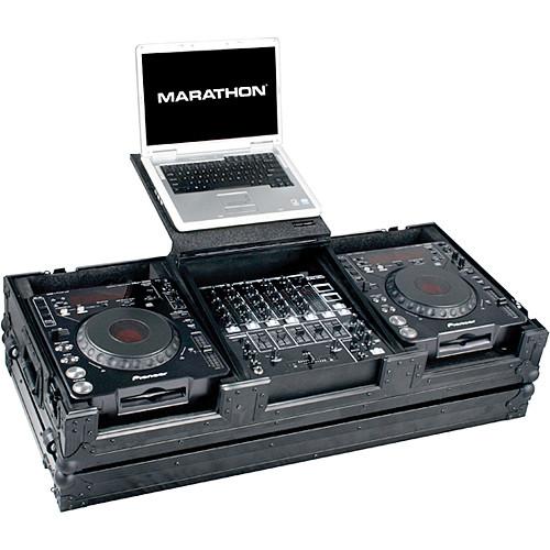 Marathon MA-DJCD12WLTBLK 2 CD Players, 12" Mixer and 17" PC Case