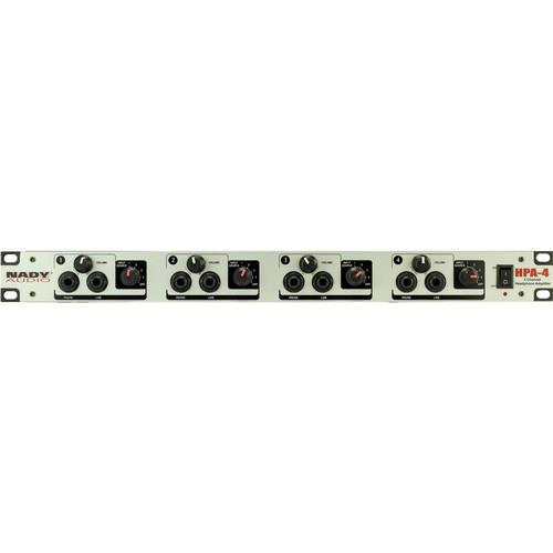 Nady HPA-4 4-Channel Rackmount Headphone Amplifier