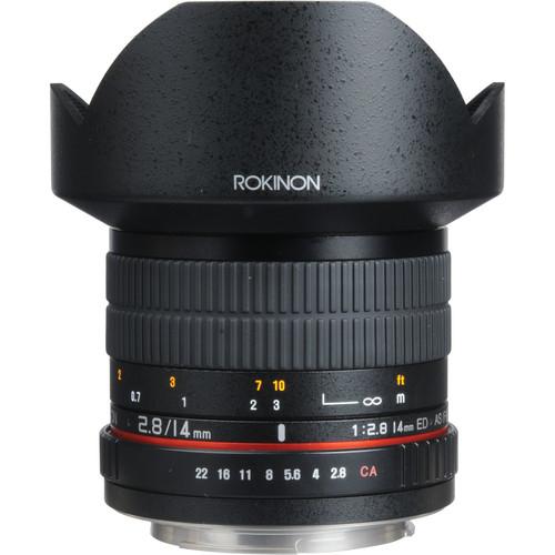 Rokinon 14mm f 2.8 IF ED UMC Lens For Canon EF