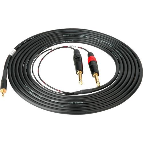 Sescom SES-IPOD-QTRM15 3.5mm Stereo to Dual 1 4" Mono Audio Cable