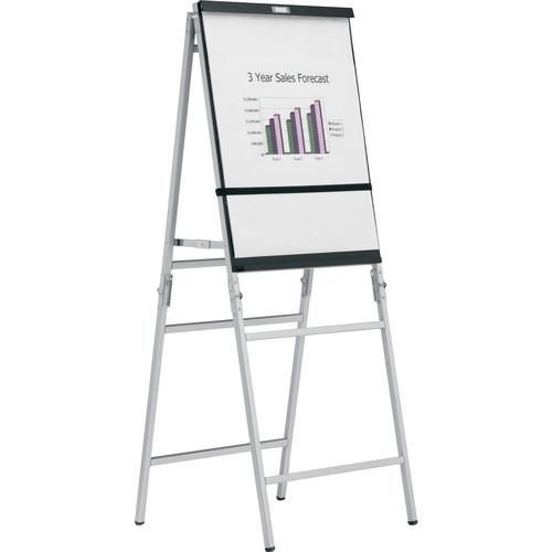 Da-Lite Heavy Duty Folding - Black Silver Anodized A-Frame Easel 43153