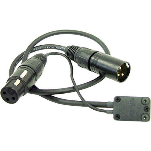 Rycote ConnBox 1 - Microphone Cable Connection Box for Modular Suspension System with Single TA3-male Connection