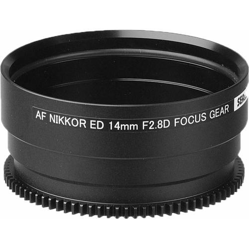 Sea & Sea Focus Gear for Nikon Ai AF NIKKOR ED 14mm f 2.8D Lens in Port on MDX Housing