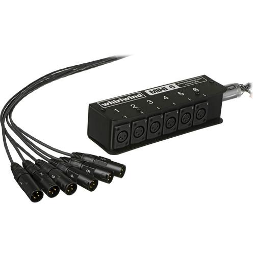 Whirlwind Medusa Mini Series 6 Channel Stagebox to Fanout Snake - 50