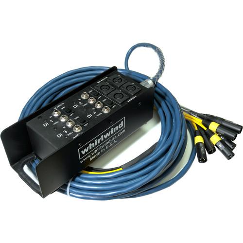 Whirlwind Medusa MultiSnake 8 Channel Audio Snake Cable - 50