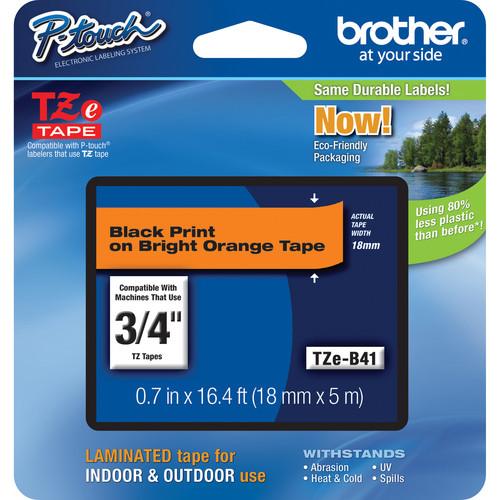 Brother TZeB41 Laminated Tape for P-Touch Labelers