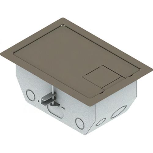 FSR RFL4.5-D1G-SLCLY Carpet Trim Cover- Solid Door- 4.69" Deep Floor Box