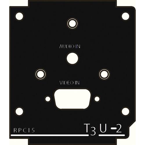FSR T3U-2-RPCI5 Right Insert Punched for D-SUB & Stereo Mini-Plug