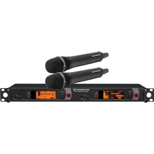 Sennheiser 2000 Series Dual Handheld Wireless Microphone System