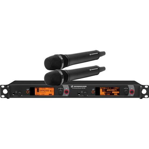 Sennheiser 2000 Series Dual Handheld Wireless Microphone System