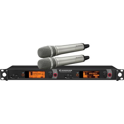 Sennheiser 2000 Series Dual Handheld Wireless Microphone System