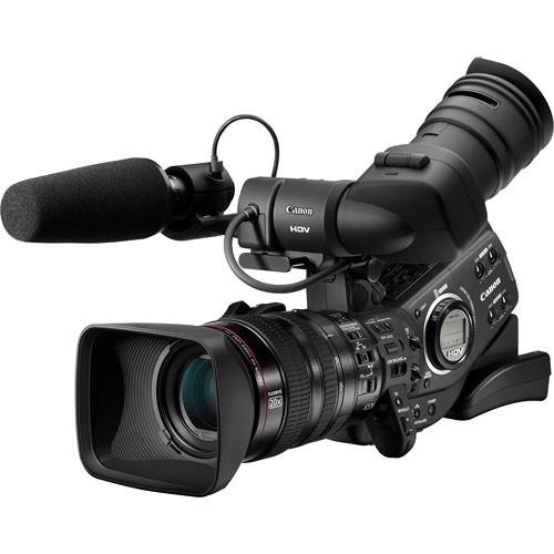 Canon XL-H1 3-CCD Native 16:9 High Definition 1080i Camcorder with 20x HD Video Zoom Lens, SMPTE TC, Genlock, FireWire and HD SD-SDI Output - Refurbished