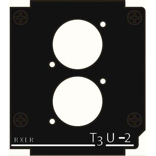FSR T3U-2-RXLR Right Insert Punched for 2 XLR