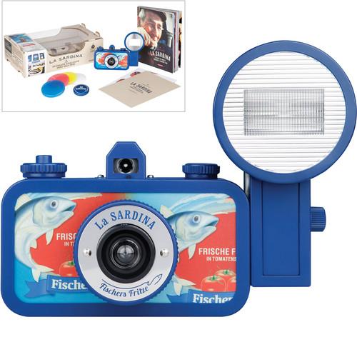 Lomography La Sardina Fischers Fritze Camera with Flash