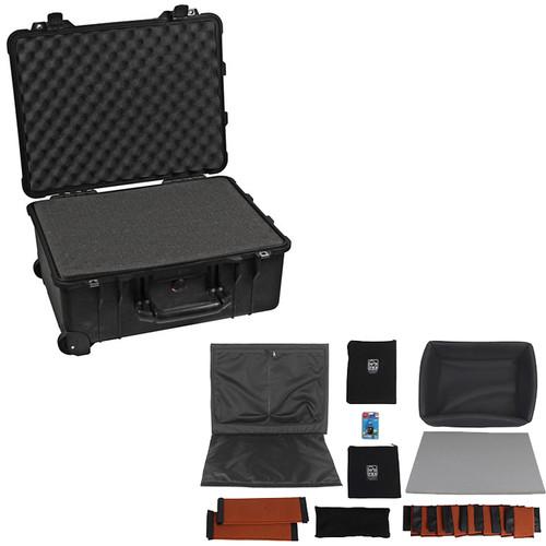 Pelican 1560 Case with Foam and Porta Brace PB-1560DKO LongLife Divider Kit