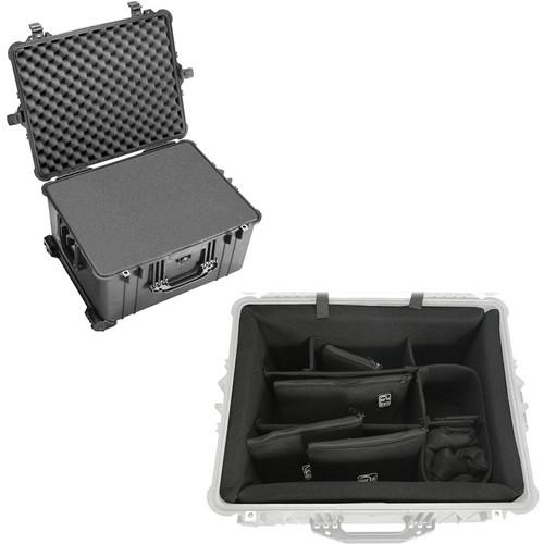 Pelican 1620 Case with Foam with Porta Brace LongLife Divider Kit