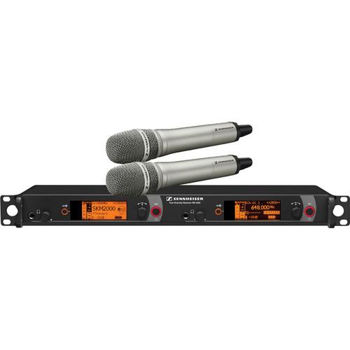 Sennheiser 2000 Series Dual Handheld Wireless Microphone System