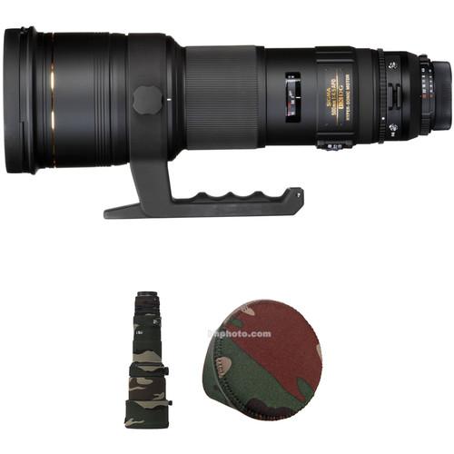 Sigma APO 500mm f 4.5 EX DG HSM EX DG Lens with LensCoat Kit for Canon EF
