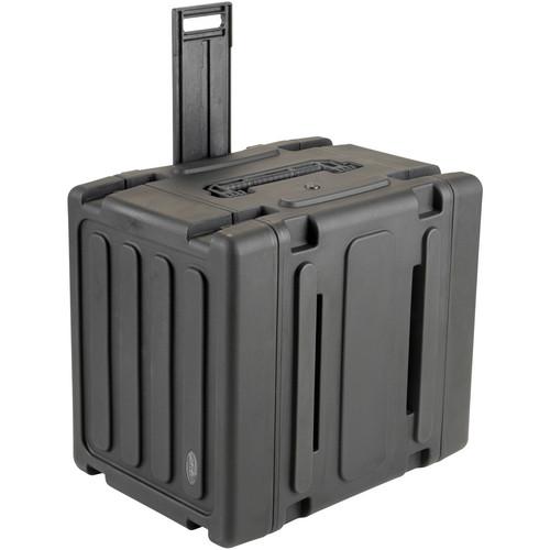 SKB 3SKB-R08U20W 20" Deep 8U Roto Shock Mount Rolling Rack Case