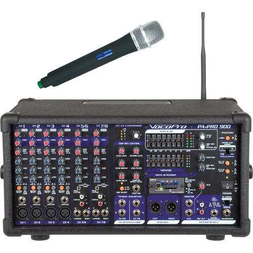 VocoPro PA-PRO 900-1 900W Professional PA Mixer