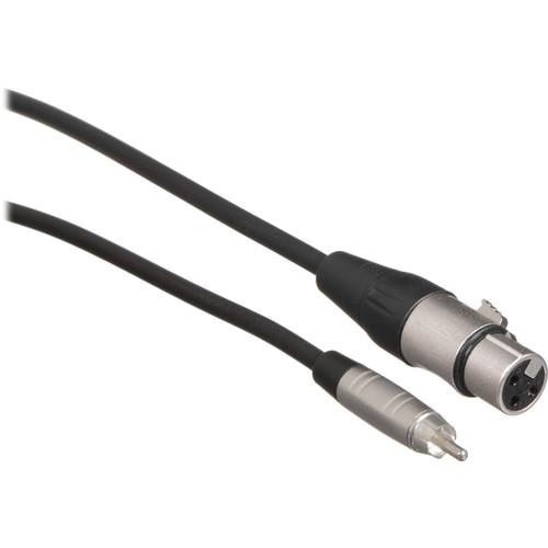 Hosa Technology HXR-003 Unbalanced 3-Pin XLR Female to RCA Male Audio Cable
